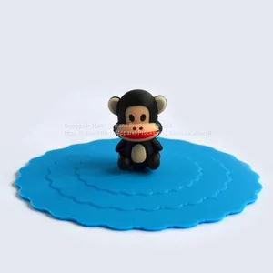 FDA Coffee Mug Cover Silicone Plastic Lid thumbnail-3