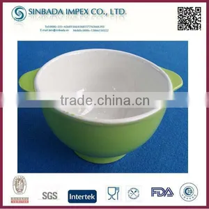Cheap Ceramic Bowl With Double Ears Wholesale thumbnail-1