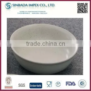 Ceramic Breakable Soup Plates With Tiny Dots Wholesale thumbnail-1
