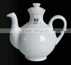 White Ceramic Tea Pot Restaurant Tea Pots thumbnail-2