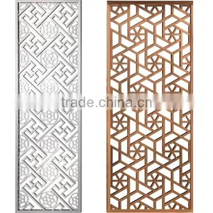Customized Interior Decorative Metal Hotel Room Divider Panel thumbnail-4