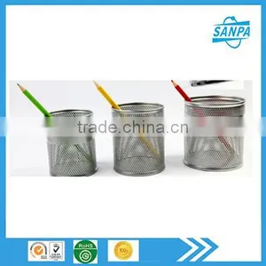 Hangzhou High Quality Promotion Gift Metal Mesh Desk Pen Holder Set thumbnail-1