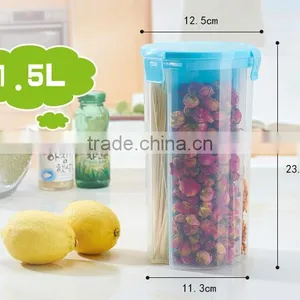 Wholesale Stock Kitchen Seal Dustproof Moistureproof 3 Lattices Fresh Barrel Food Bucket thumbnail-2