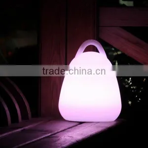 FO-9549 Small LED Garden Decor Lamp With Handle Cordless thumbnail-1