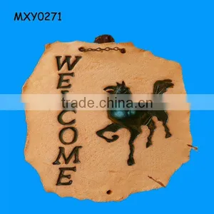 Ranch Western Cowboy Horse Welcome Signs for Front Door thumbnail-1