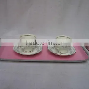 High Quality Aluminum Tray With Handles,Designer Metal Trays,Serving Trays thumbnail-1
