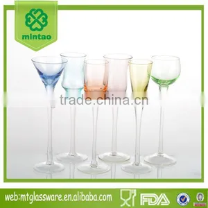 60-86ml Top Grade 6 Colorful Mini Wine Shot Glass Set thumbnail-1
