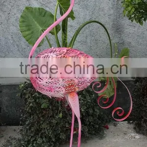 Animal Ornaments Metal Crane thumbnail-1