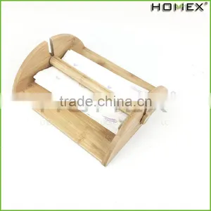 Bamboo Tissue Paper Holder/ Tissue Holder/Napkin Dispenser Homex-BSCI thumbnail-1