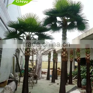 GNW APM018 Oversize Outdoor Palm Trees With China Fan Leaves For Outdoor Decoration thumbnail-1