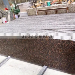 Beautiful Polished Baltic Brown Granite Kitchen Countertop thumbnail-2