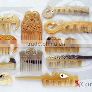 New Design Upcoming Season!!!Natural Horn Combs, Water Buffalo Horn Combs, Handicraft Hairbrush thumbnail-1