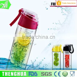 New Products 2016 Private Label Shaker Plastic Clear Shaker Water Bottle thumbnail-1