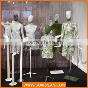 Innovation Unique Custom Made Fiberglass Half-body Mannequins Female thumbnail-1