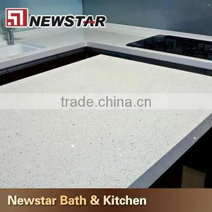 Made in China Kitchen Countertop Crystal White Quartz thumbnail-1