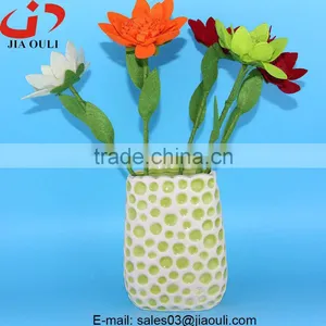 2016 Hot Sale New Home Decoration Piebald Ceramic Flower Vase thumbnail-6