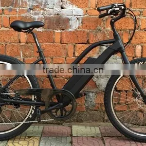 Lithium Battery Powered Electric Beach Bicycle Beach Cruiser Electric Bike for Lady thumbnail-4