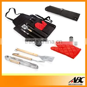 Hot Sell 7PCS APRON BBQ SET / BBQ TOOL thumbnail-1