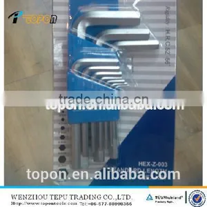 10pcs HEX Key Wrench Set in Double Blister Card Packing thumbnail-1