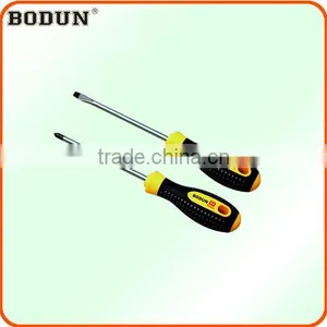 D1061 Yellow and Black Double Color Massage the Handle With Alone Use Screwdriver thumbnail-1