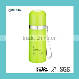 Double Wall Stainless Steel Color Vacuum Flask in Bullet Type thumbnail-5