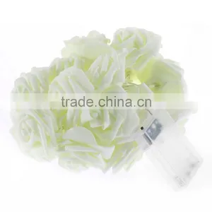 Fashion Holiday Lighting 20 LED Novelty Rose Flower Fairy String Lights Wedding Garden Party Christmas Decoration Hot Selling thumbnail-6