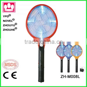 ZHOUYU Rechargeable Electric Mosquito Swatter With LED Light thumbnail-1