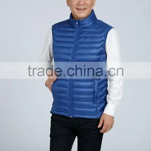 Hot Sell Blue Winter Down Vest for Men thumbnail-1