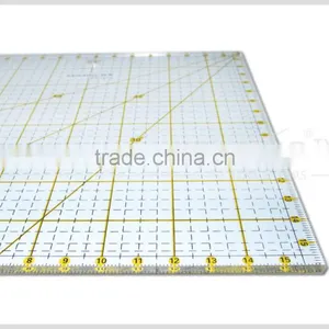 Kearing Durable 15*15 Inch Square Quilting Ruler With Scale Anlges Acrylic Template for Dressmaking Handicraft# KPR1616 thumbnail-2