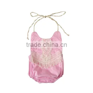 2017Boutique Baby Romper Fashion Summer New Design Comfortable Infant and Toddler Clothing Fringing Cute String Romper thumbnail-4