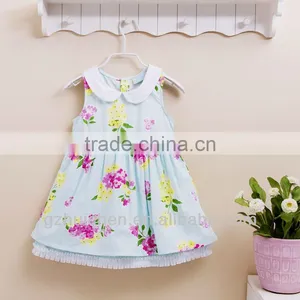 New Arrival 2013 Mom and Bab Baby Girl's Party Dress,flower Girls Dress ,100% Cotton Woven Dress,baby Clothes thumbnail-1