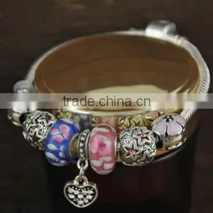 Diy Charm Beads Bracelet High Quality Charm Clasp Bracelet Shell Pendant Charm Bracelet thumbnail-3