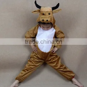 Kids Fall Boutique Clothes Cartoon Animals Costumes Cosplay Jumpsuit Rabbit Mouse Leopard Cat Halloween Clothing for Boy Girl thumbnail-5