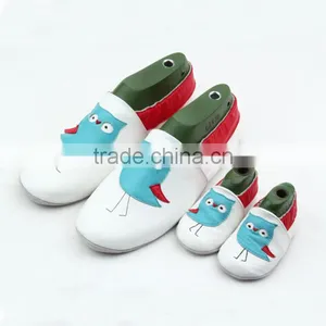 Family Indoor Shoes Wholesle Soft Leather Slipper thumbnail-1