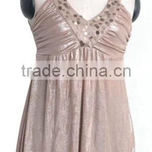 Lurex Top With Tarnished Coin Detail thumbnail-1