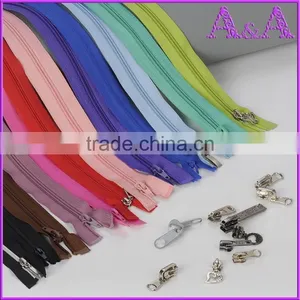All Kinds of Manufactur Brass, Aluminum, Plastic, Derlin, Nylon, Invisible Zipper, Slider, Zipper Long Chain thumbnail-5
