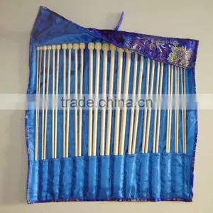 15sz 9" Carbonized Single Pointed Bamboo Knitting Needles thumbnail-1