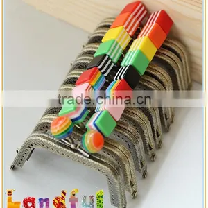 High Quality Colorful Purse Frame Handbag Supplies Metal Purse Frame thumbnail-1