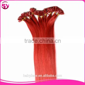 Factory Frice Nail Hair Extension Tangle Free No Shedding Brazilian Human Hair Pre Bonded U Tip Hair thumbnail-1