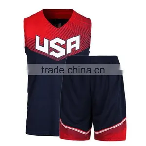 High Quality Cheap Custom Uniform Basketball Jersey Design 2016 thumbnail-1
