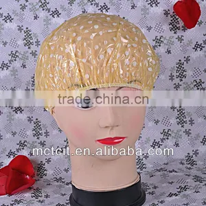 Brand New Hydroentangled Spunlaced Nonwoven Disposable White Shower Cap thumbnail-1
