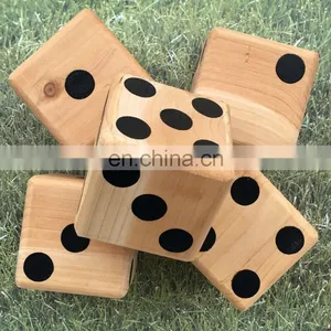 Wholesale Factory Price Outside Wooden Giant Dice Yard Dice Game thumbnail-1