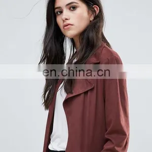 Europe's New Fashion Thin Long Sleeve Women Slim Long Jackets thumbnail-4