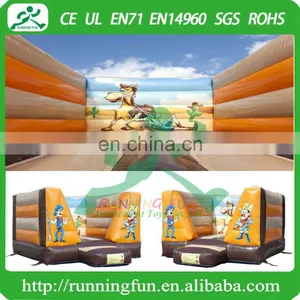 Mini Inflatable Western Cowboy Open Bouncy Castle thumbnail-1