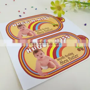 Customized Cheaper Price Piece Cutting Sticker /custom Logo Self Adhesive Sticker for Kids Baby Products thumbnail-6