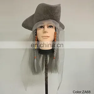 Carnival Grey Pirate Party Wigs MW-006 thumbnail-1
