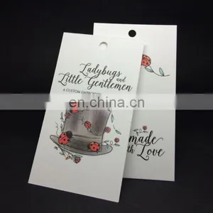 Custom Swimwear Die Cut Cardboard Swing Hang Tags thumbnail-4
