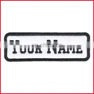 Rectangular 1 Line Custom Embroidered Name Tag Iron / Sew on Patch thumbnail-5