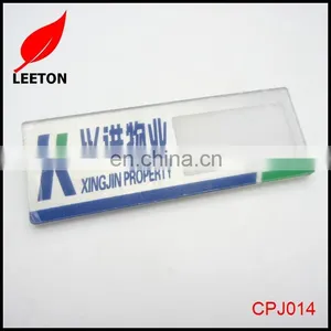 Reusable Rectanlge Metal Badge Holder for Staff thumbnail-2
