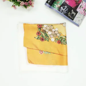 Different Size and High Quality Custom Digital Printed Thin Silk Scarf Malaysia thumbnail-2